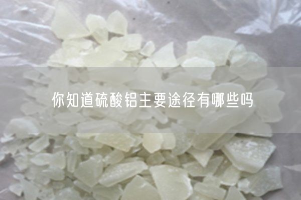 你知道硫酸鋁主要途徑有哪些嗎(圖5)